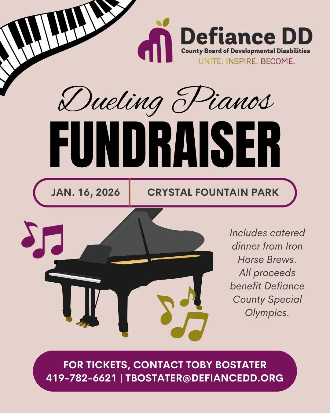 🎹 Strike up the band&hellip; or better yet, let the keys do the talking! 🔥

Get ready for Dueling Pianos &ndash; where two piano wizards battle it out with YOUR song requests, epic sing-alongs, hilarious banter, and non-stop good times! 🎼 🎤 All w