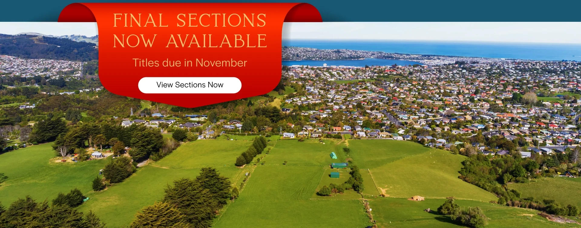Flagstaff Dunedin sections available now for sale