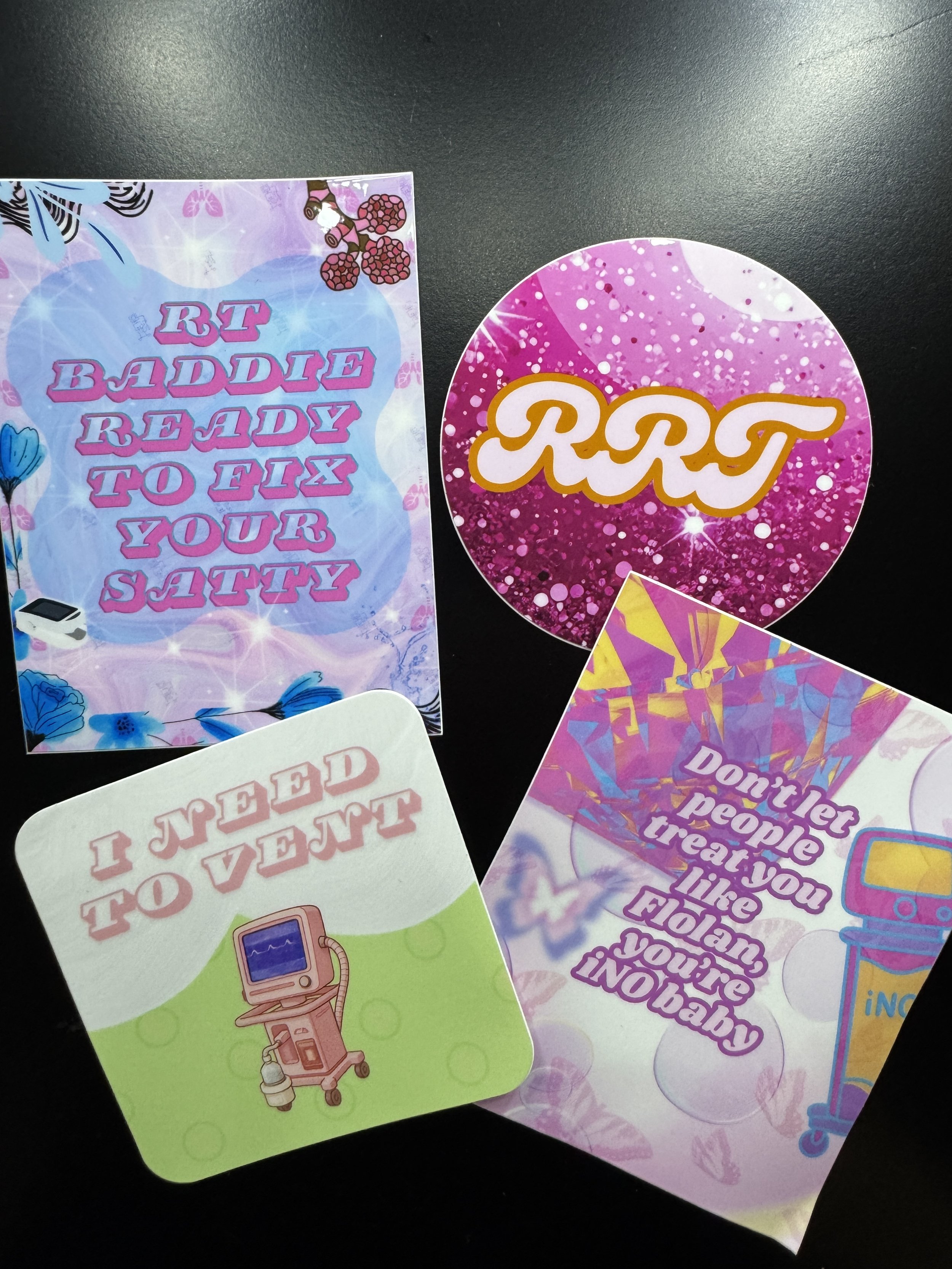 RT Sticker Bundle ( 4 Stickers) -DISHWASHER SAFE