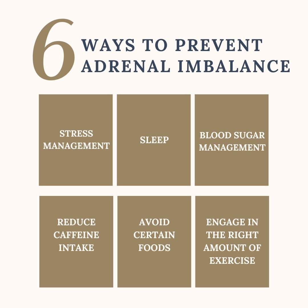 6 ways to prevent adrenal imbalance:

➀Stress management.
This is the most important factor in preventing adrenal imbalance. Pay attention to what your body is telling you, and keep your stress levels under control through natural stress-relieving te