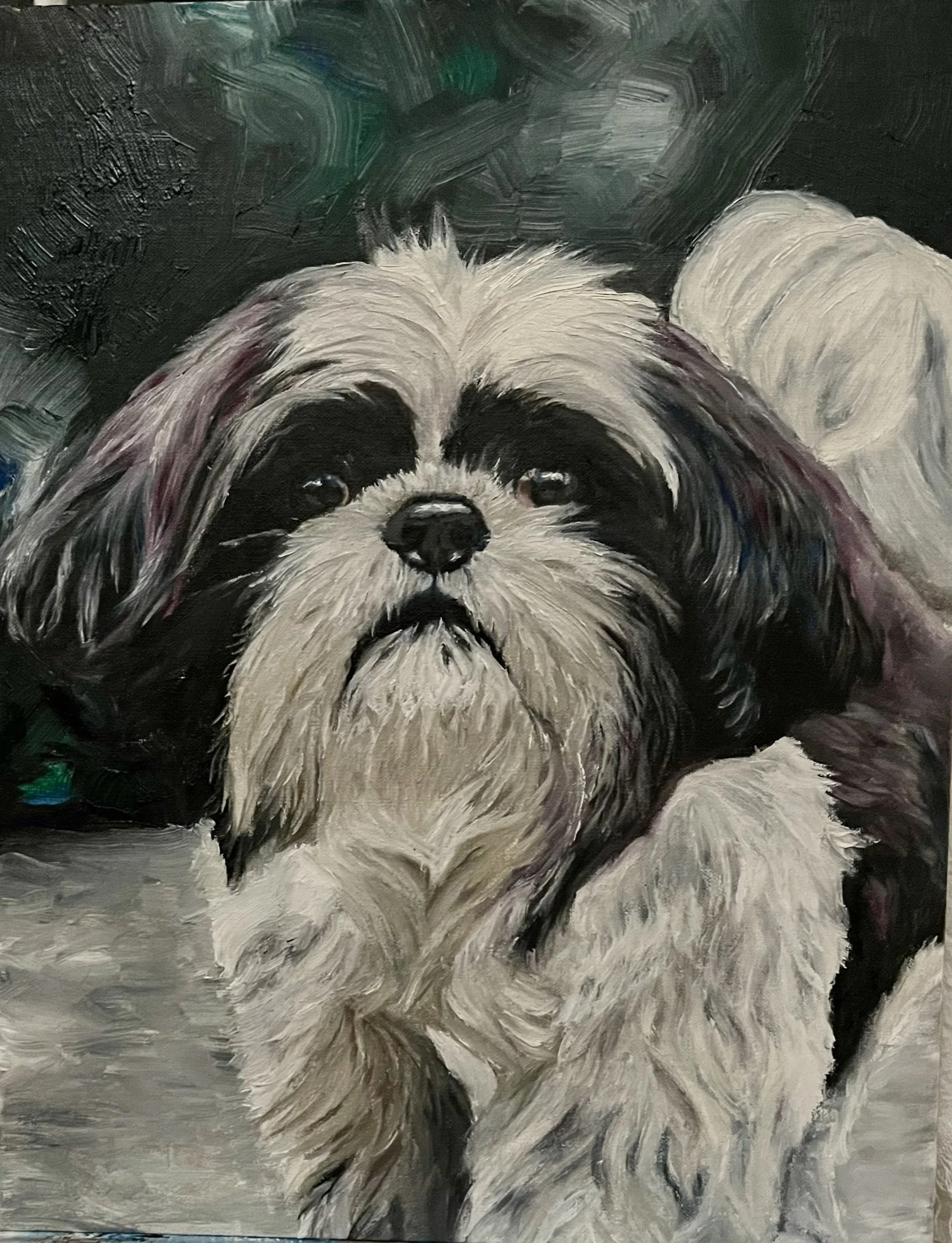 Lady, Oil on Canvas, 11 x 14 - Commissioned Portrait