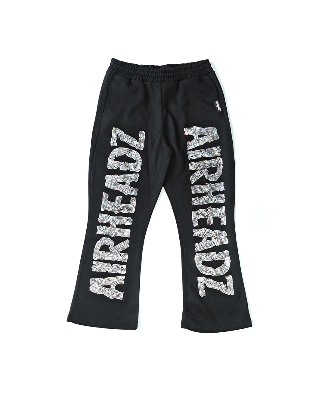 AIRHEADZ CRYSTAL LETTER SWEATPANTS