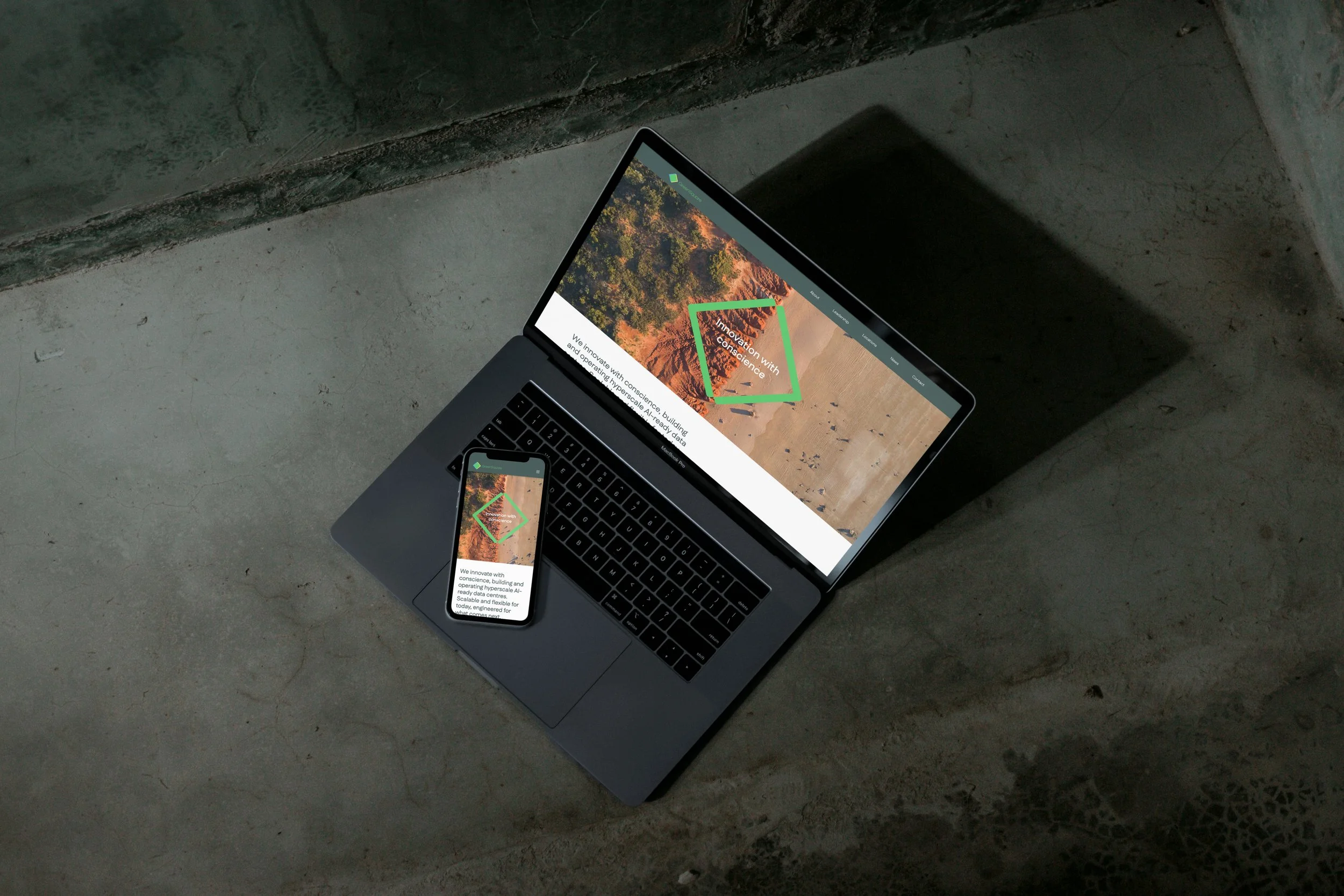 GreenSquare | Branding and UX/UI design
