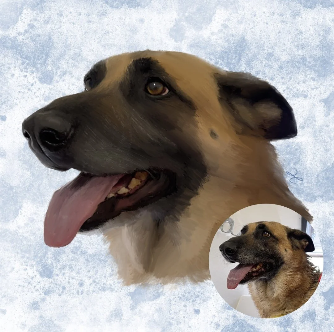 Digital Pet Portrait