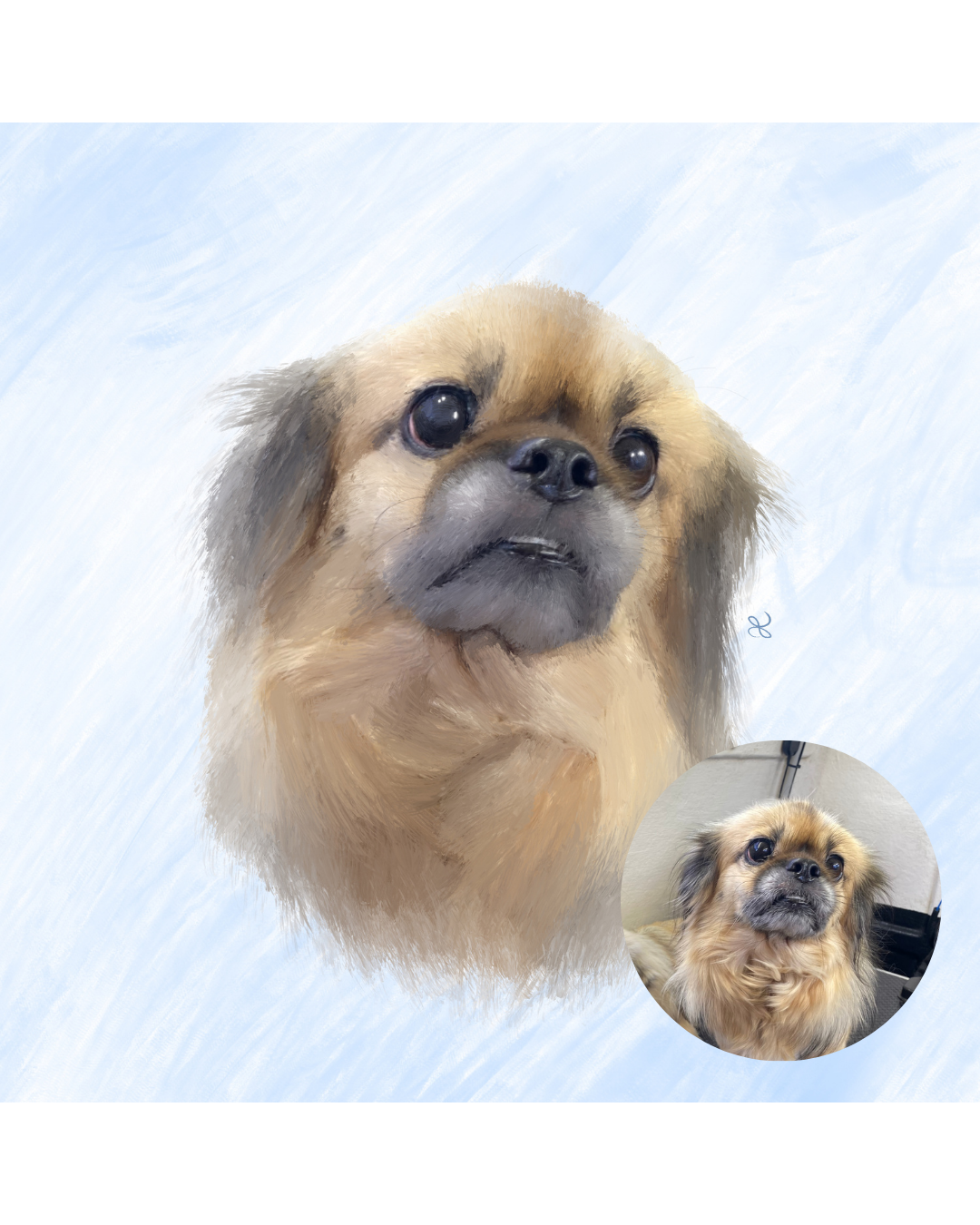 Digital Pet Portrait