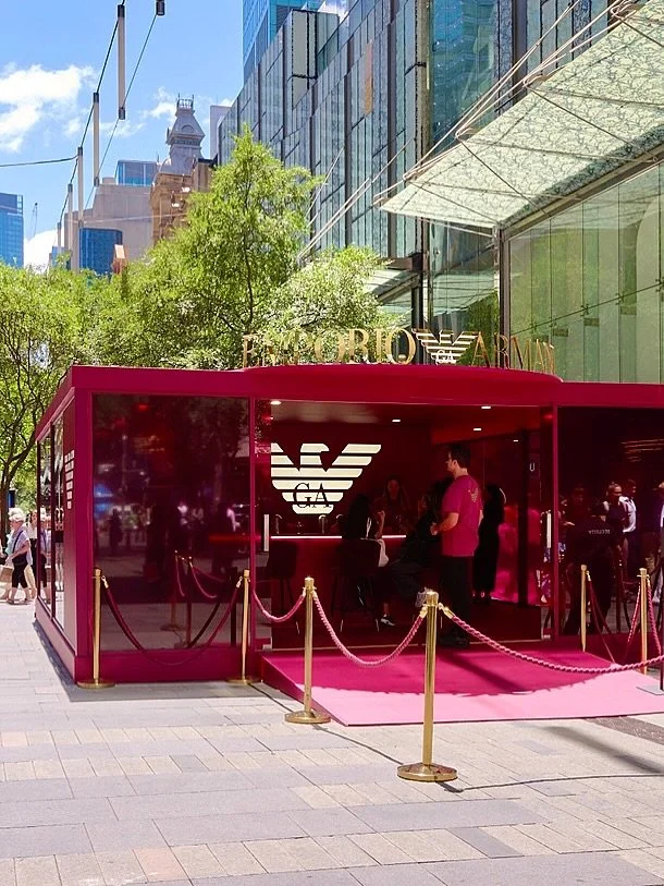 Giorgio Armani &lsquo;The Power of You&rsquo; Pop Up | Pitt St Mall ✨

Creative Production by @popology_agency 
Build &amp; Execution by Chopt Studio