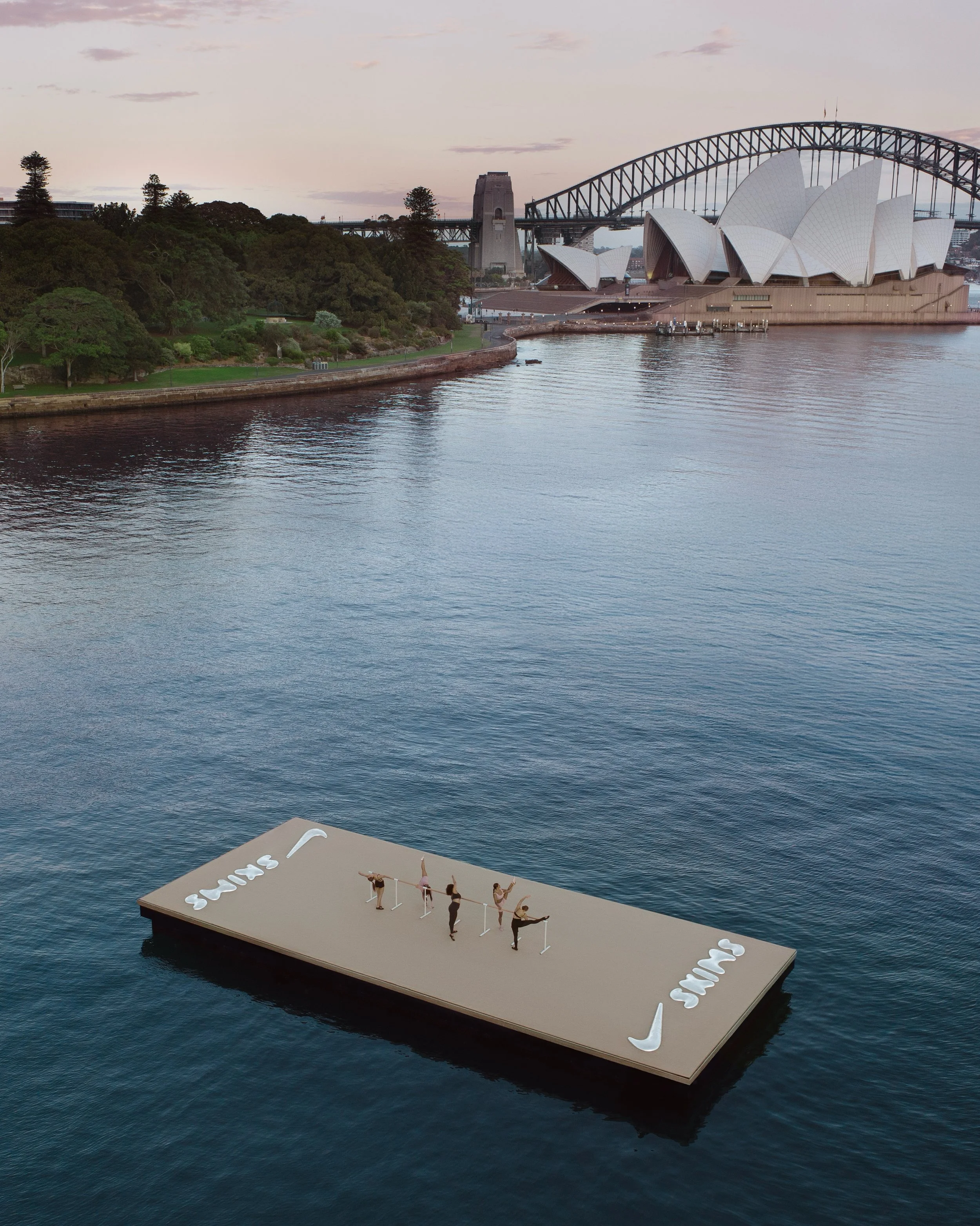 NikeSKIMS Australian Launch | Floating in Sydney Harbour 🩰 

Brand Experience by @studiomessa