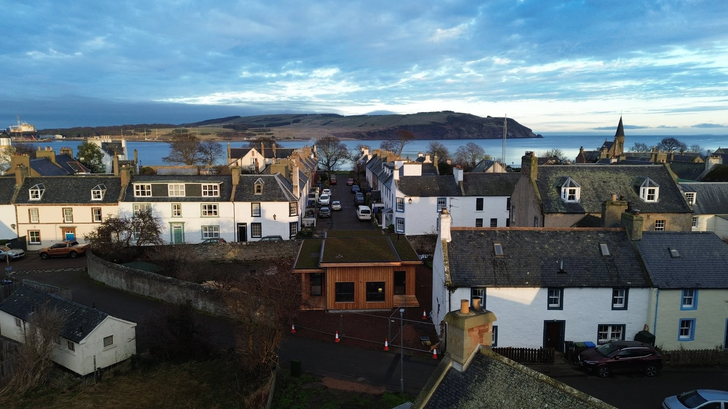 Cromarty home in among other houses 2.JPG