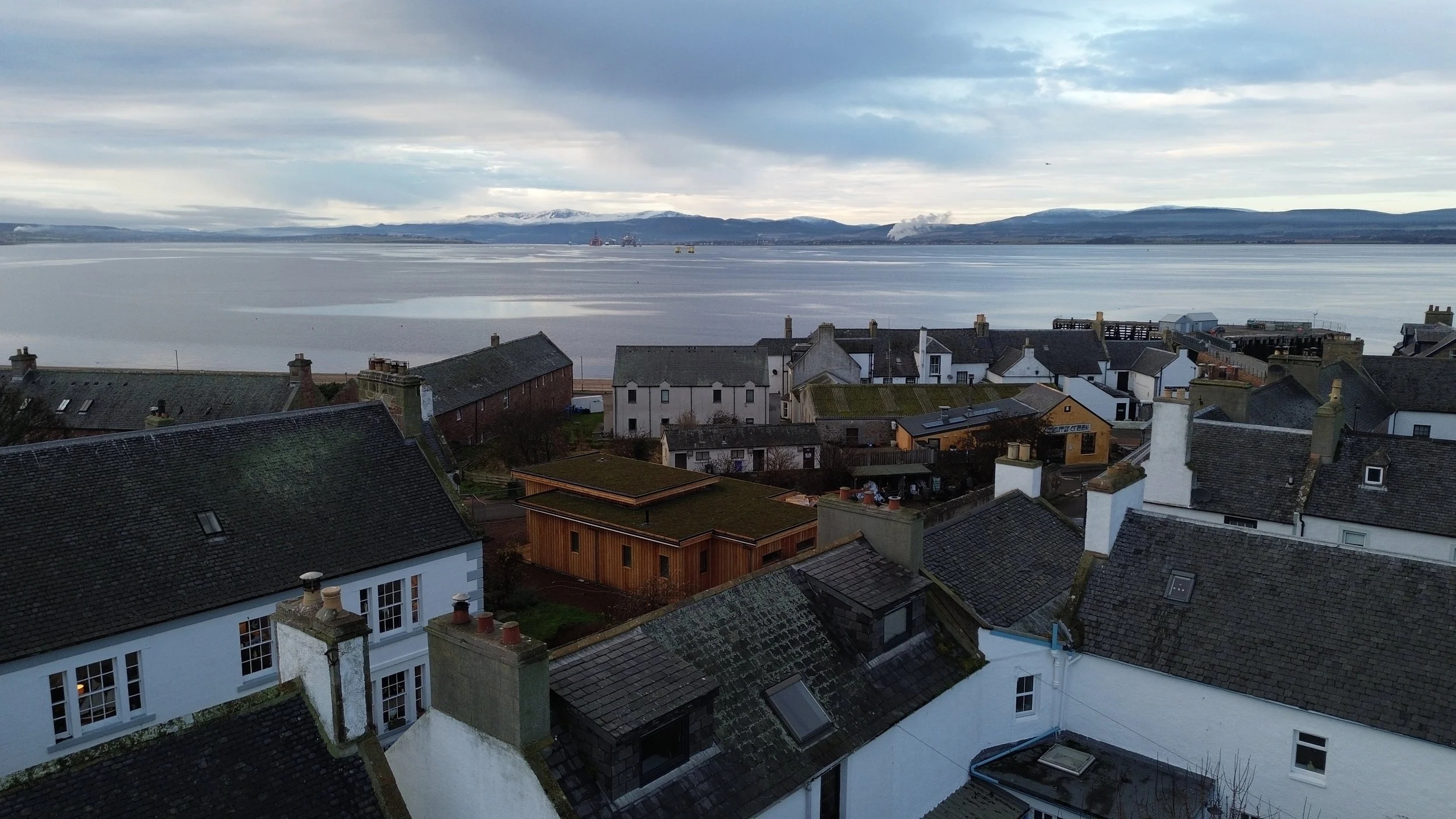 Cromarty home in among other houses.JPG