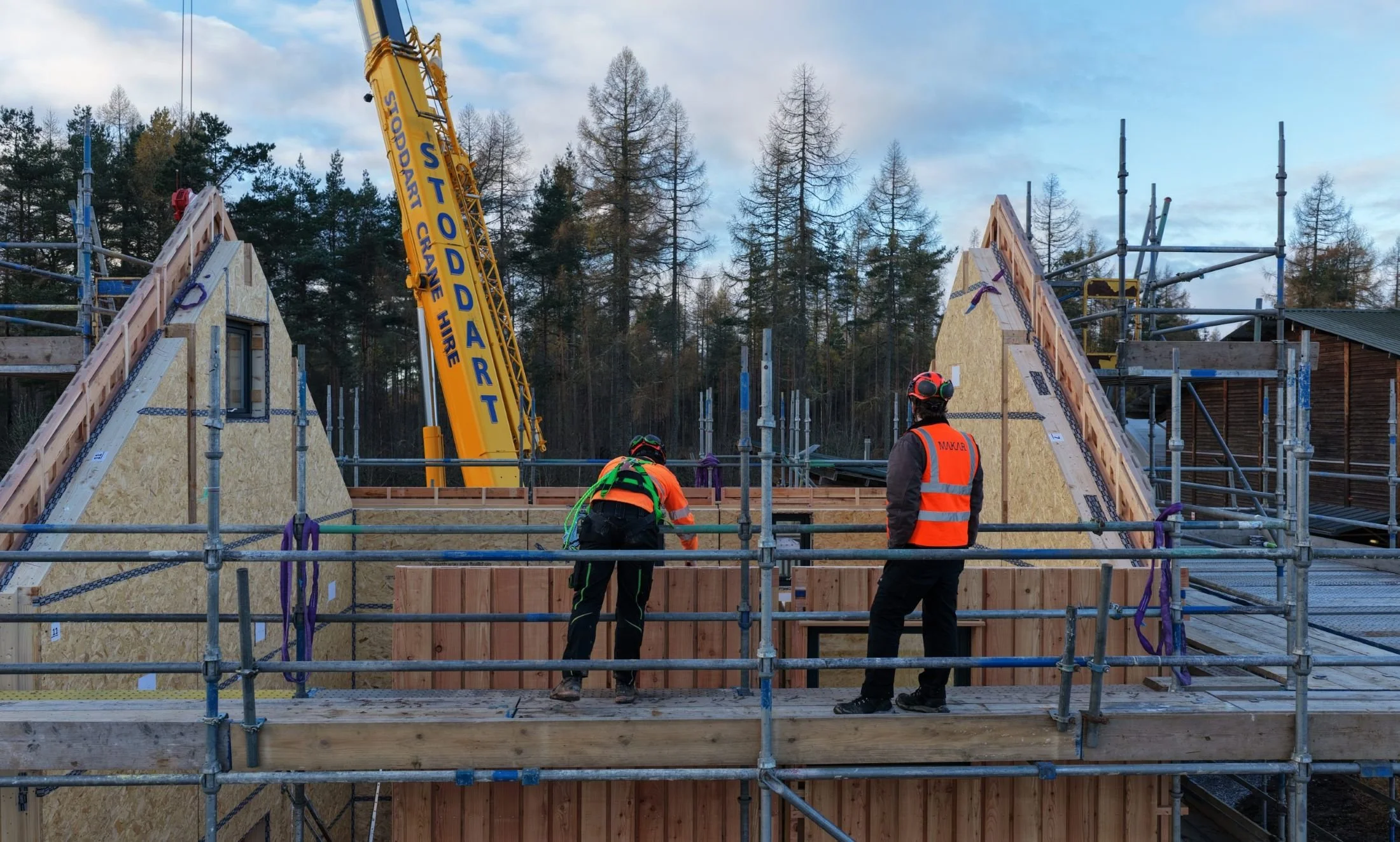 Rapid assembly of 2 bedroom terraced home takes just one week!