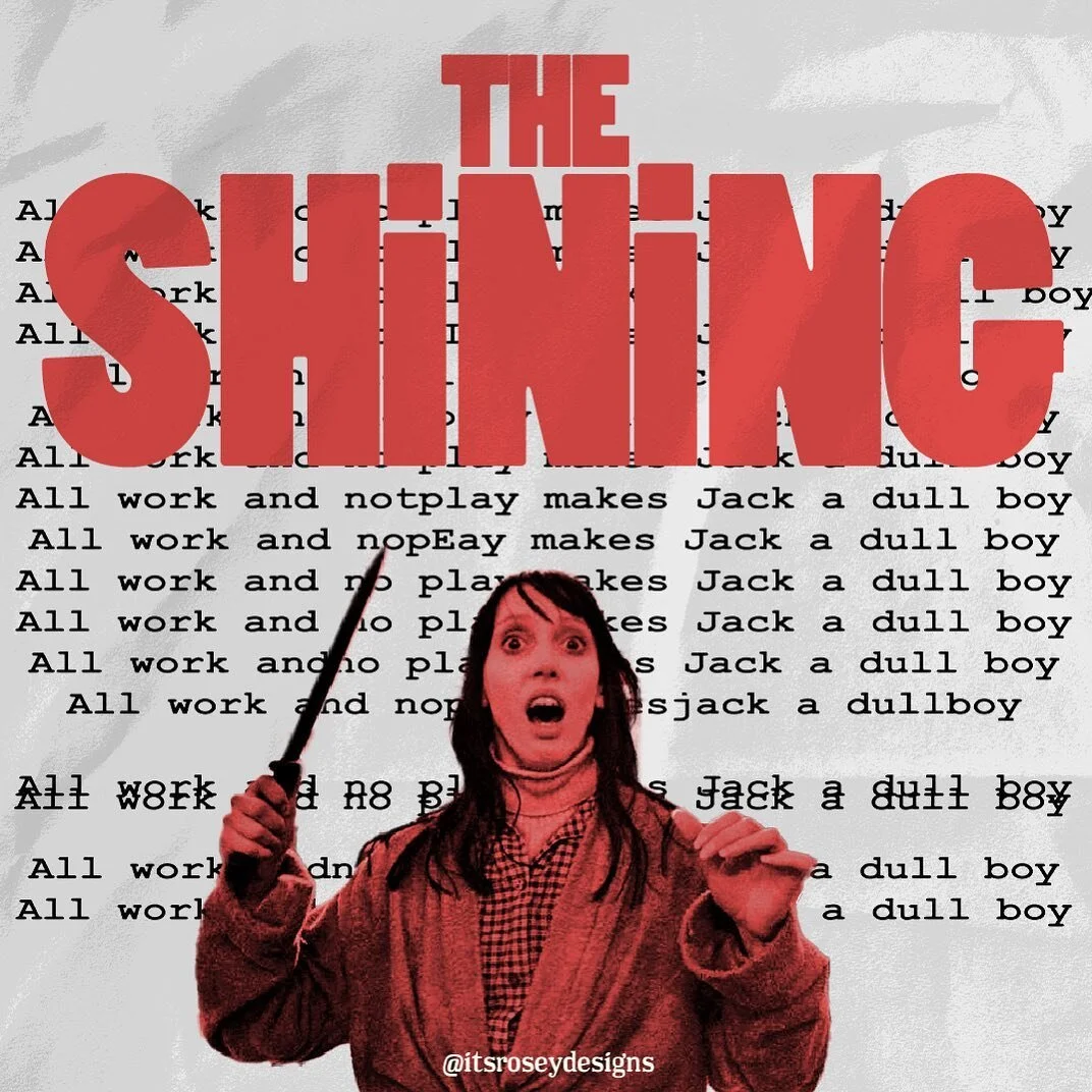 hello i&rsquo;m Shelley Duvall 🔪 best horror movie of all time 

[#adobephotoshop #adobedesign #theshining #horrormovies ]