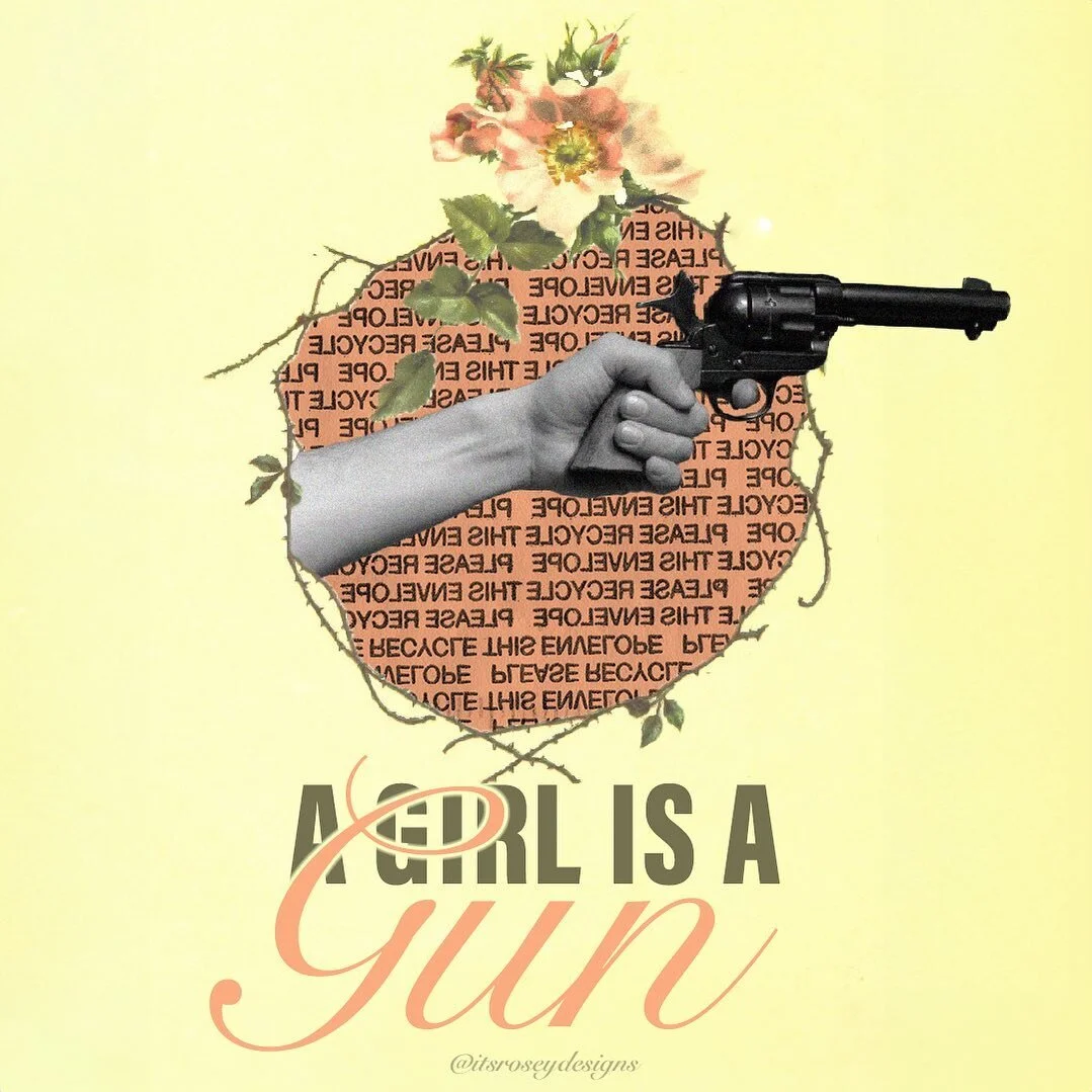 a girl is a gun 💐

[ #graphicdesign #design #vintage #adobe #adobephotoshop #designchef ]