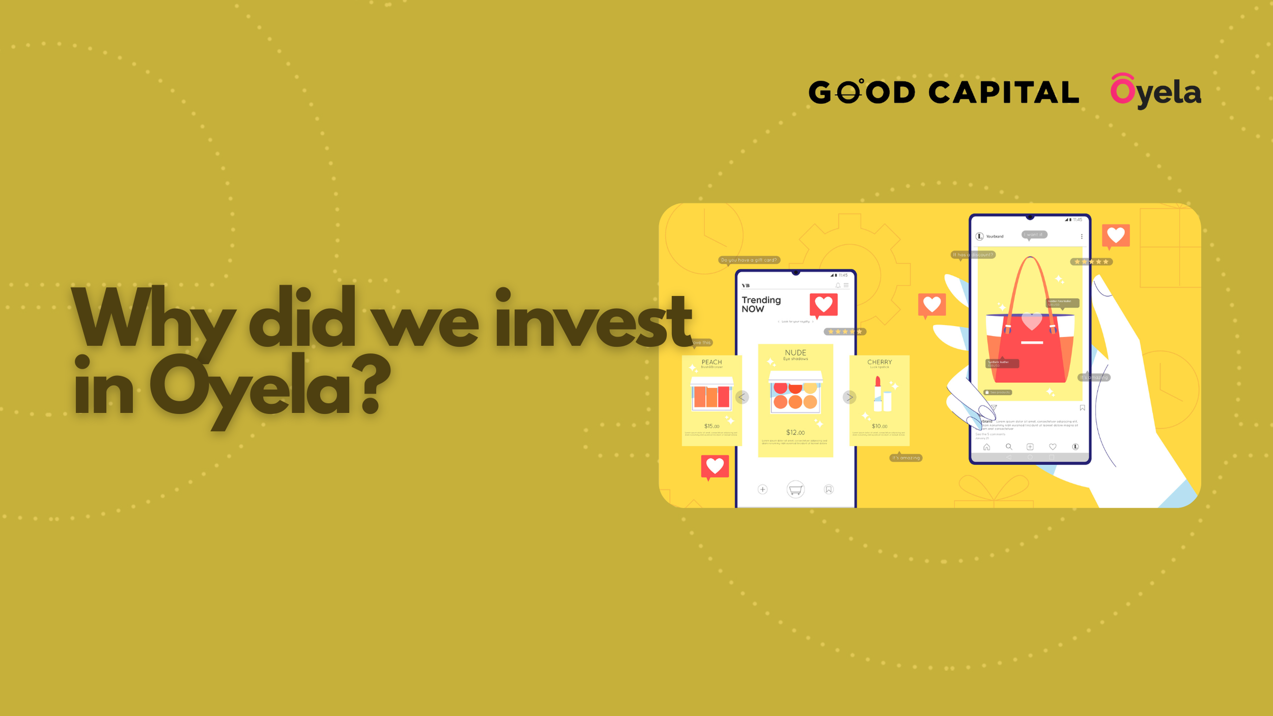Why we invested in Oyela?