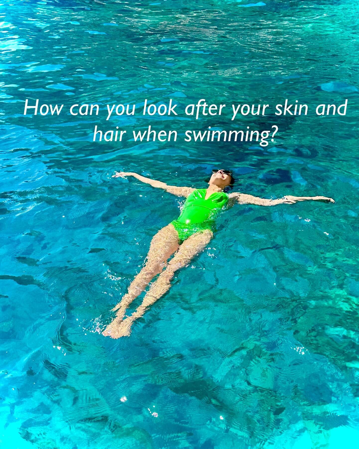 I LOVE swimming but my skin and hair often don&rsquo;t&hellip;! 

How can you protect your skin and hair if swimming is a regular part of your exercise routine like it is for me?
&nbsp;
1. Pre-swim Protection: Before getting into the pool, consider a