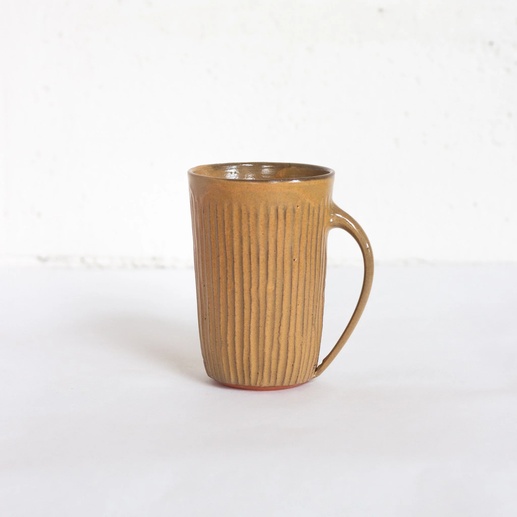 MUG L | Jaune (rainures)