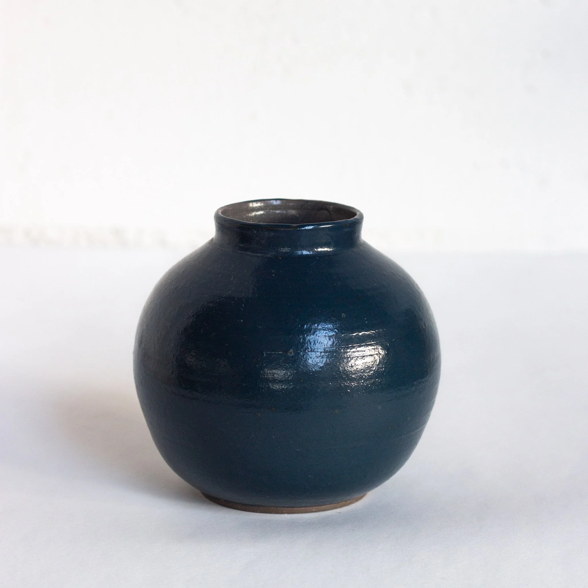 VASE BOULE | Bleu nuit