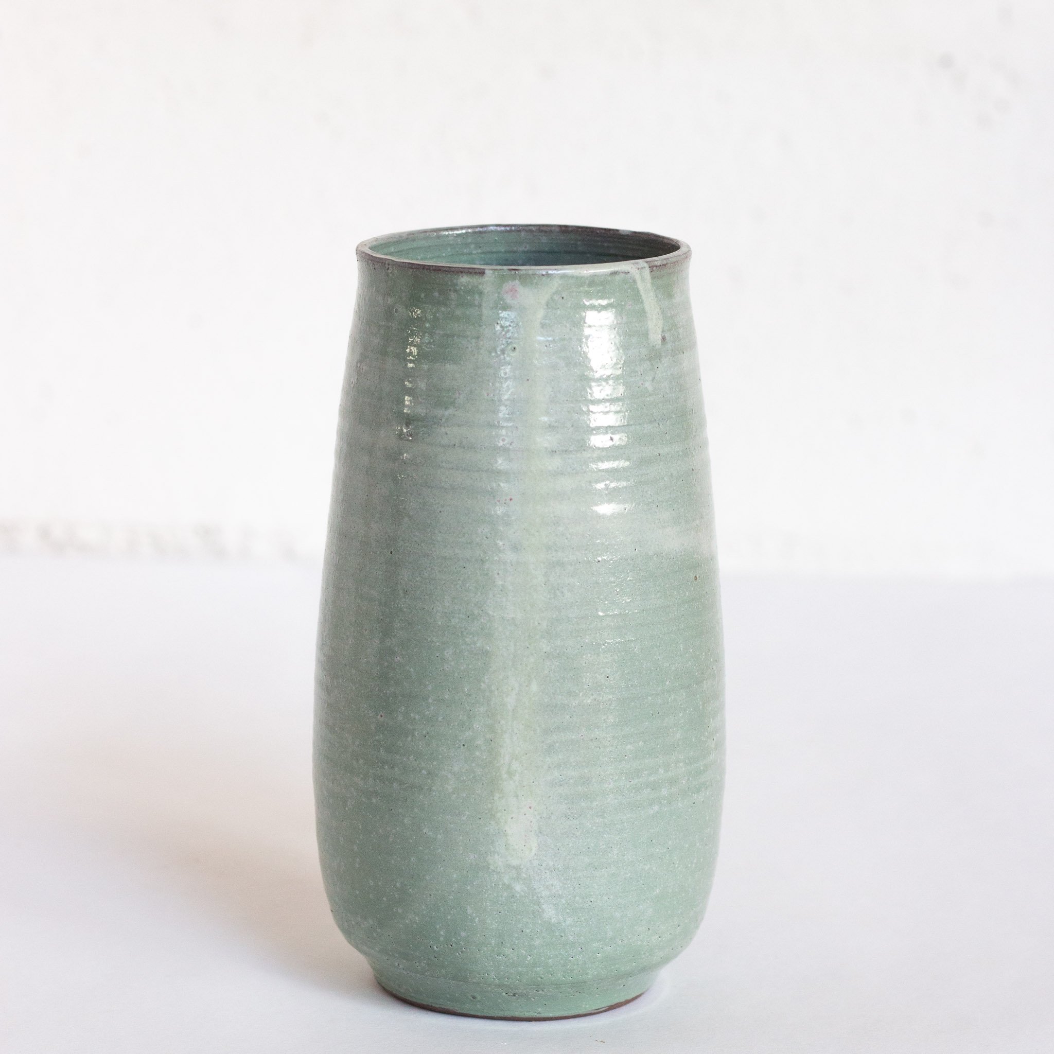 Vase tulipe | Vert d'eau