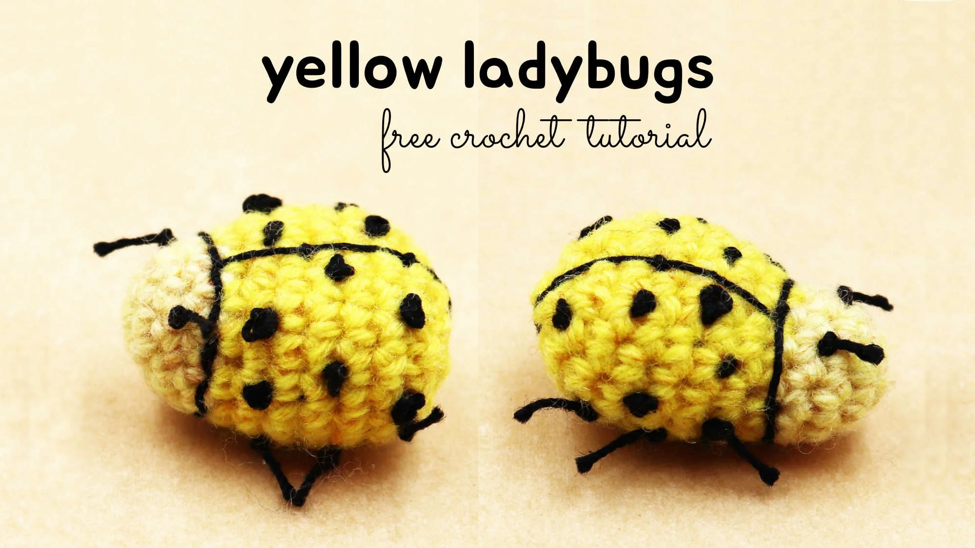Yellow Ladybugs Tutorial