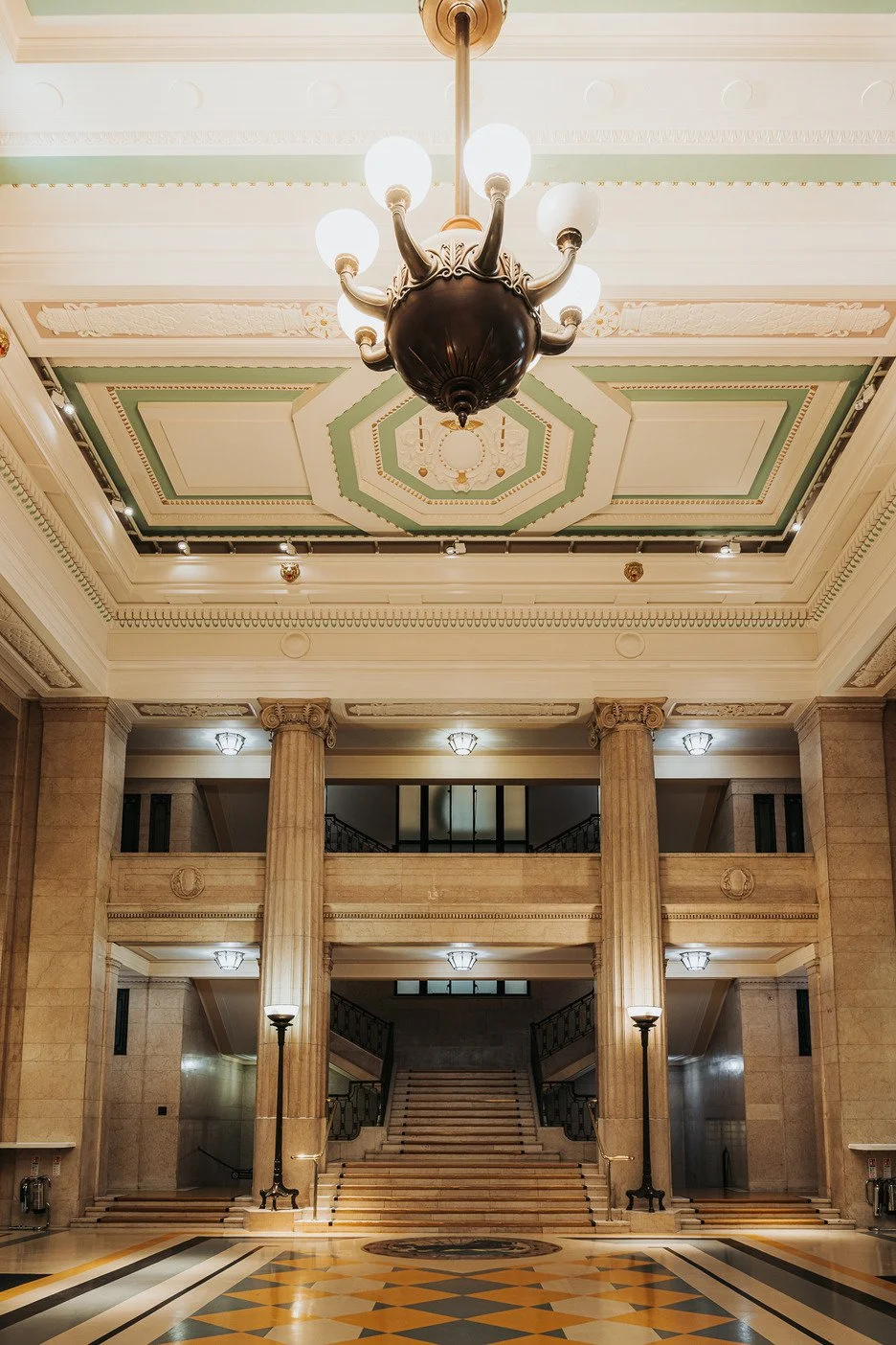 london-period-historic-art-deco-town-hall-film-photo-shoot-location-unique-venue-hire-light-features.jpg