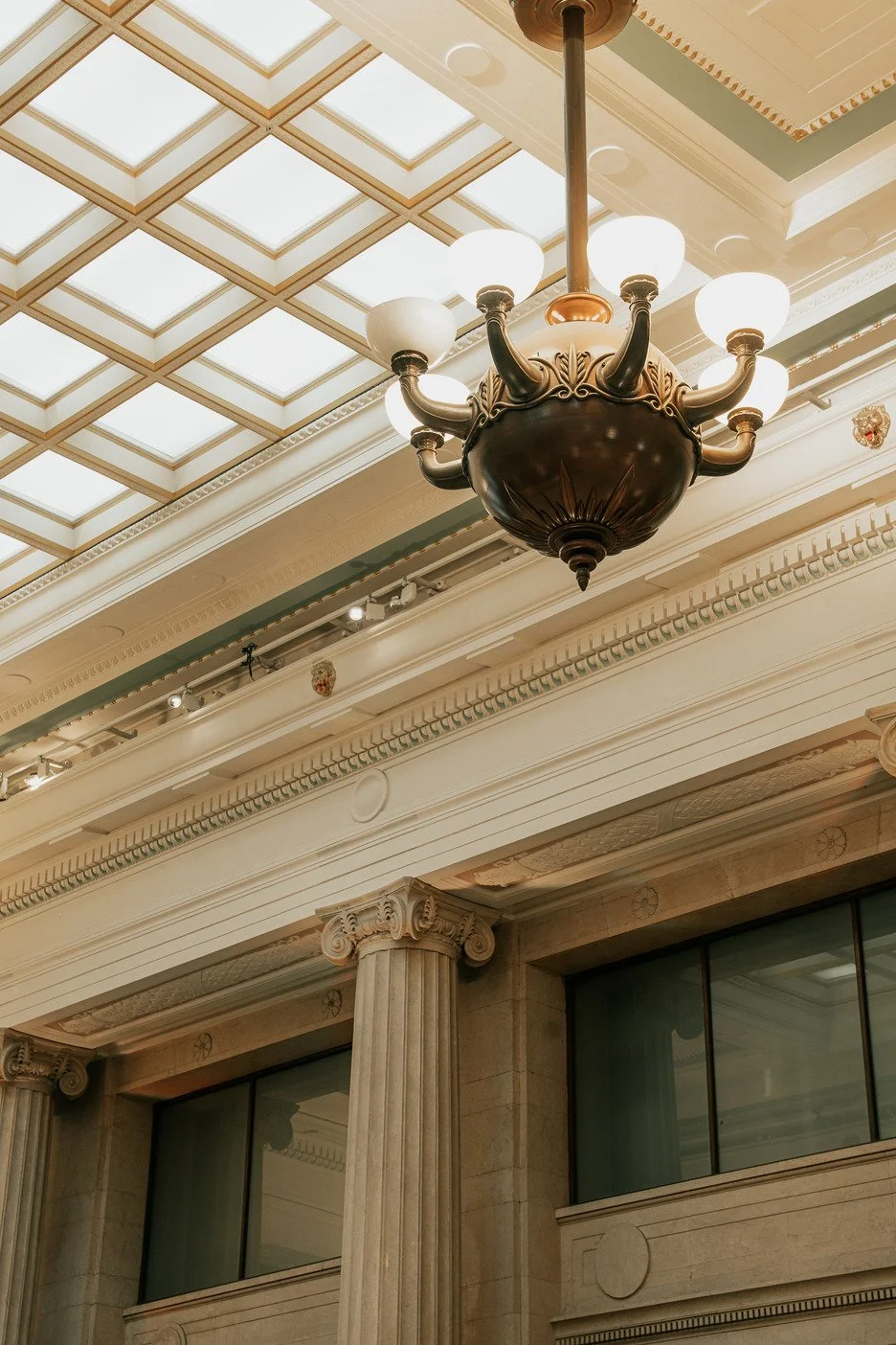 london-period-historic-art-deco-town-hall-film-photo-shoot-location-unique-venue-hire-roof-light-windows.jpg