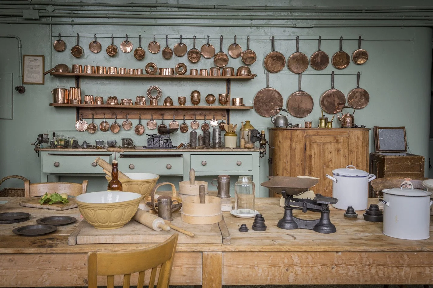 hampshire-edwardian-country-mansion-period-film-photo-shoot-event-venue-hire-scullery-copperware.jpg