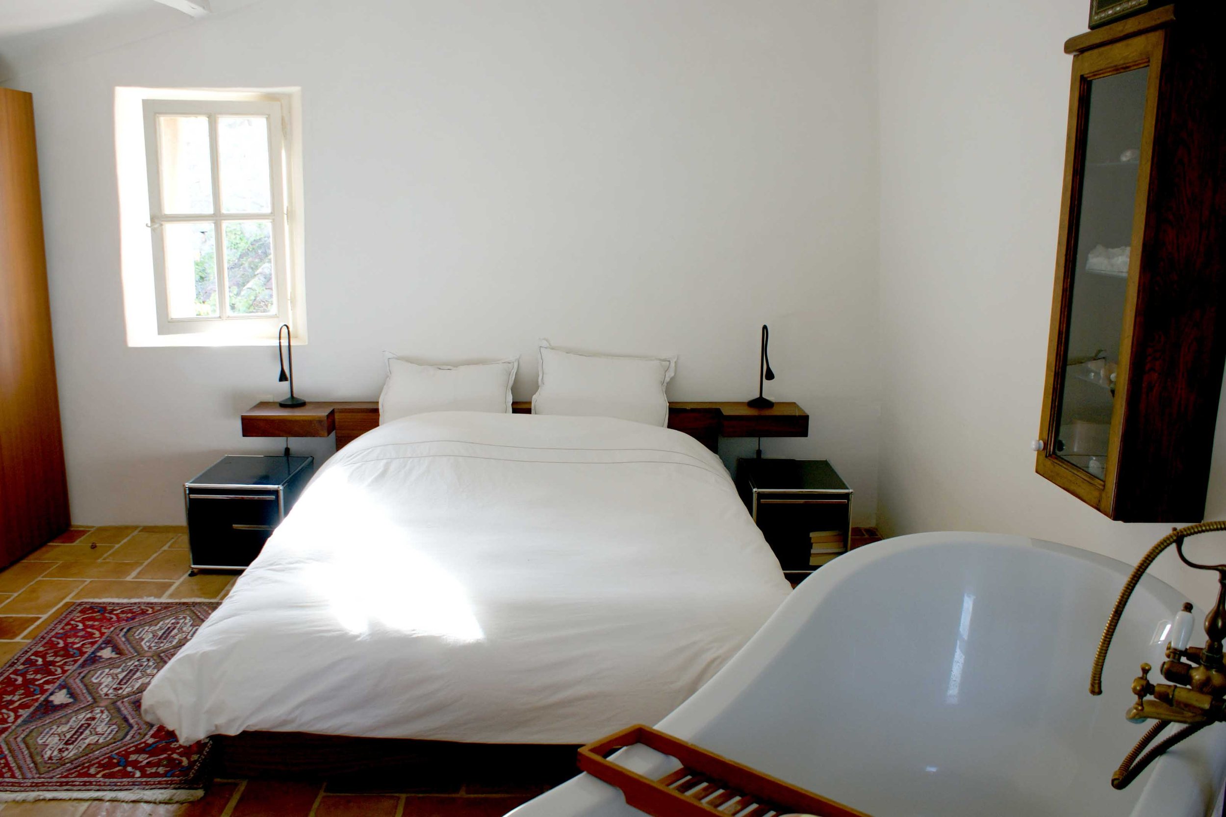 south-of-france-historic-monastery-estate-events-film-photo-shoot-location-hire-white-double-bed.JPG