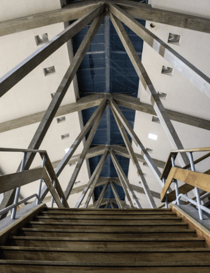 south-east-london-brutalist-sports-centre-filming-photoshoots-events-ceiling-steels.png