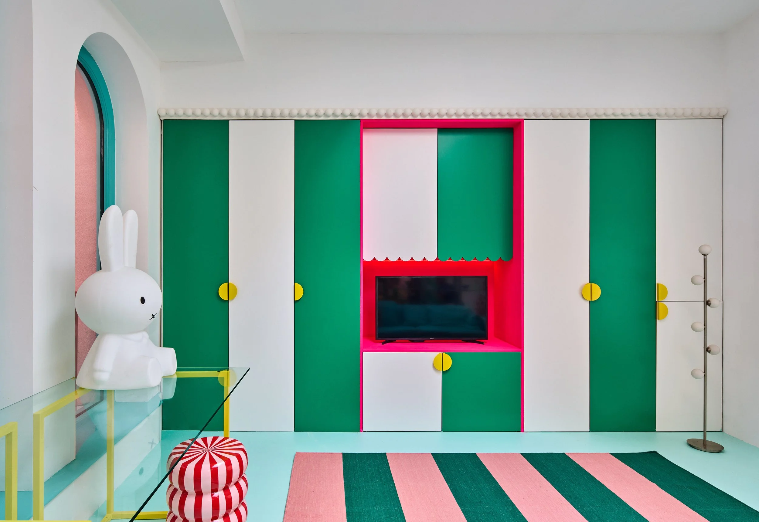 london-pink-wes-anderson-style-colourful-house-roof-terrace-filming-photoshoots-bunny-television.jpg