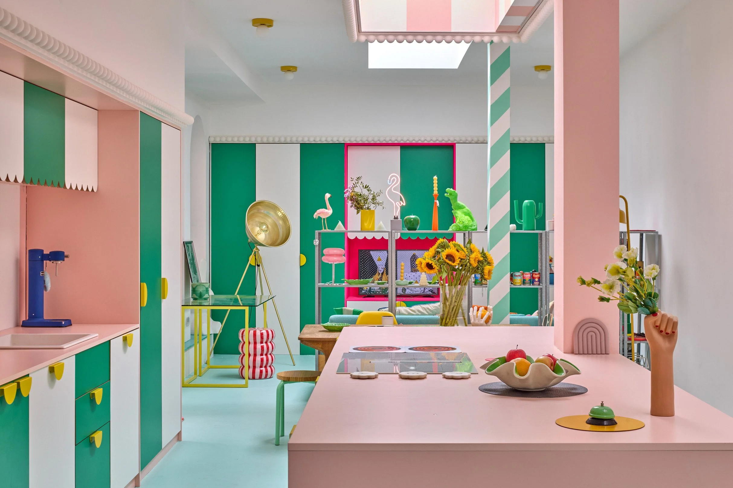 london-pink-wes-anderson-style-colourful-house-roof-terrace-filming-photoshoots-kitchen.jpg
