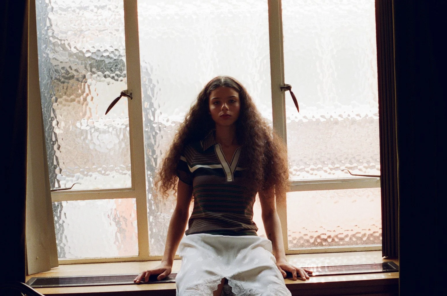 LNCC Lacoste fashion shoot in retro office london location