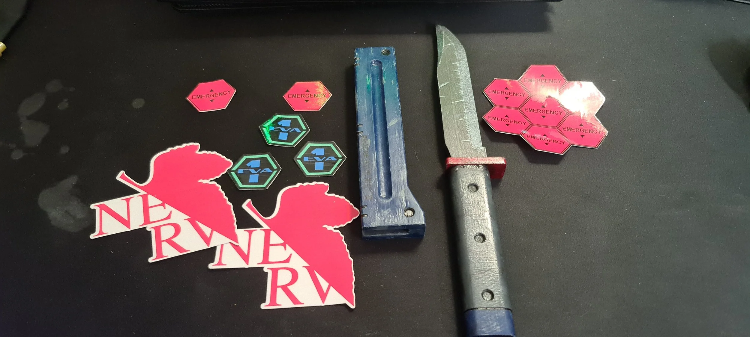 Custom Progressive Knife and stickers order