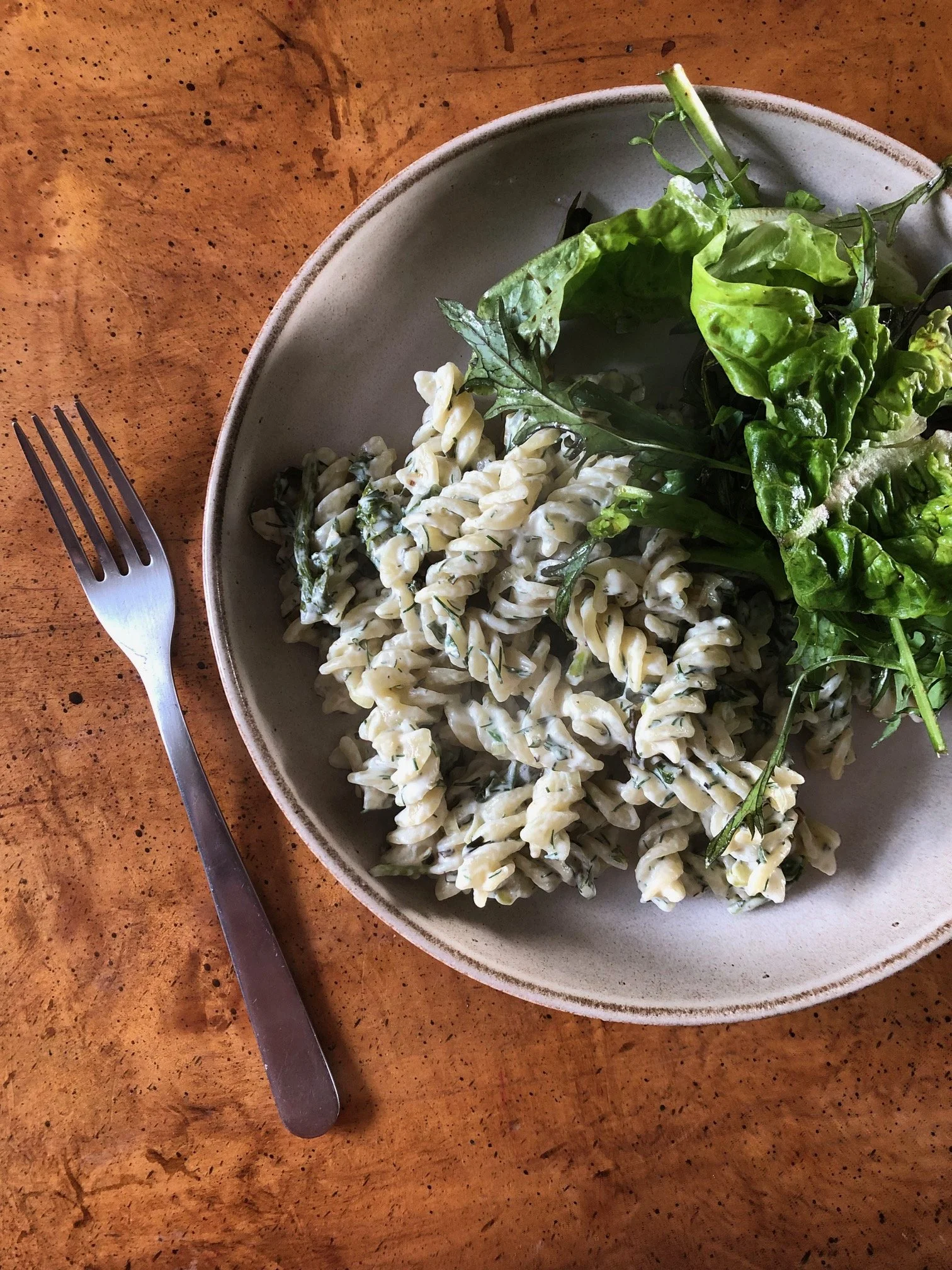 Pasta with Feta &amp; Spinach