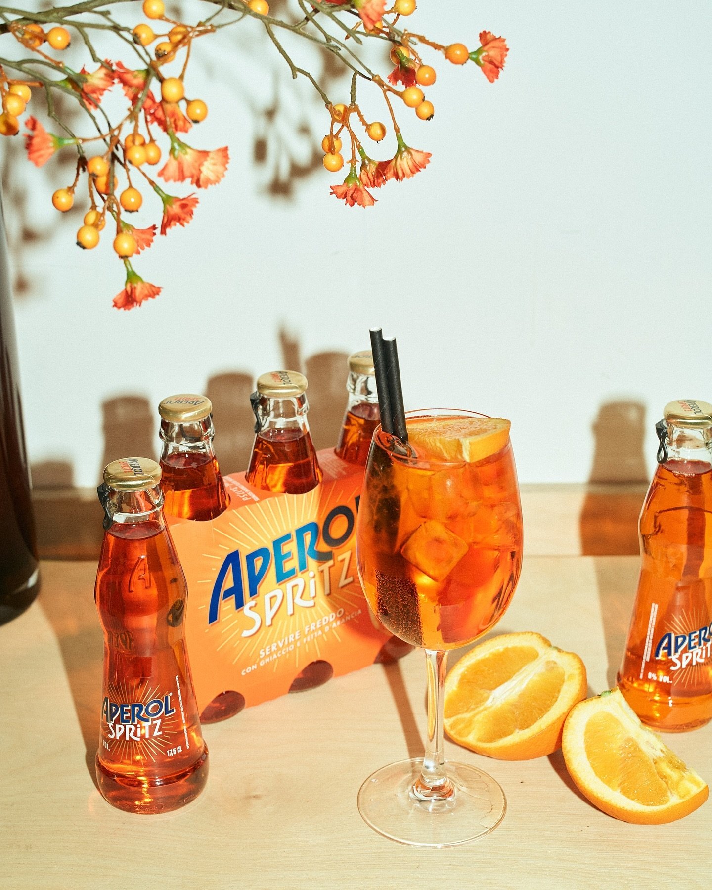 Blue skies = Spritz season 🍊 

We&rsquo;re one of the only retailers in London to stock these miniature pre-mixed Aperols&hellip; just pop the lid, add a straw et voila. 

The ideal picnic accompaniment!