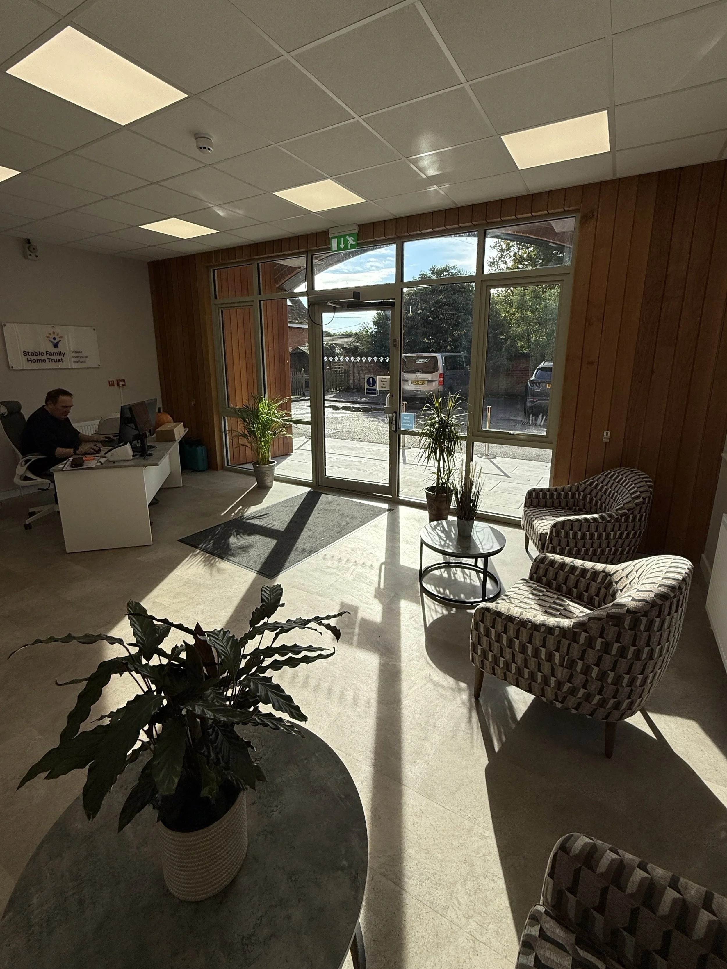 The Stables welcome foyer and reception