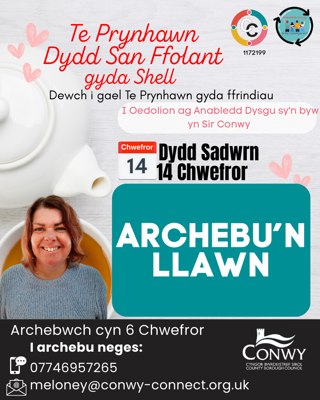 LLAWN - Te Prynhawn Santes Dwynwen gyda Shell