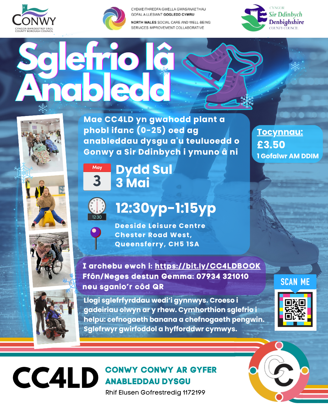 Sglefrio Iâ Anabledd