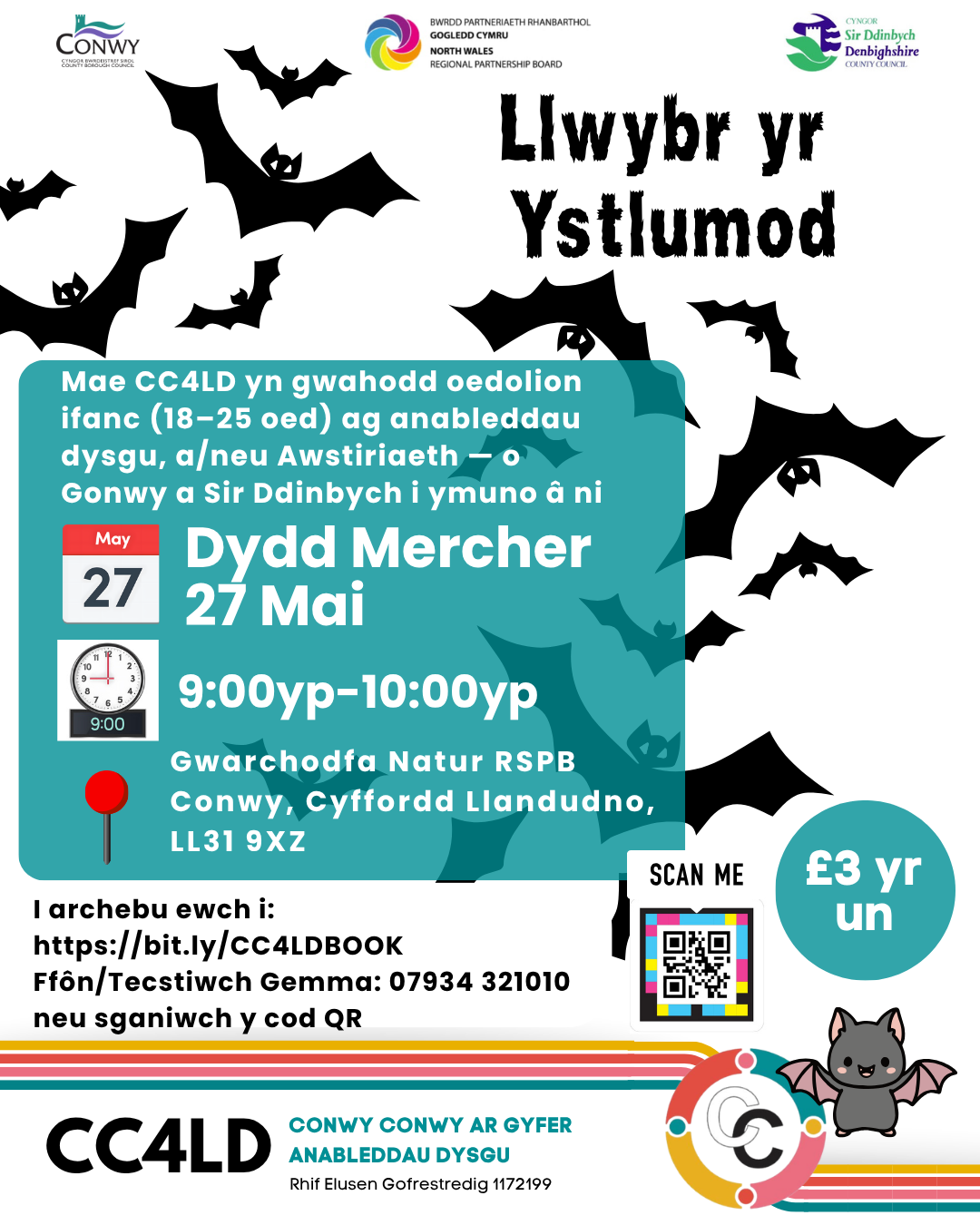 🦇 Llwybr yr Ystlumod 🌙