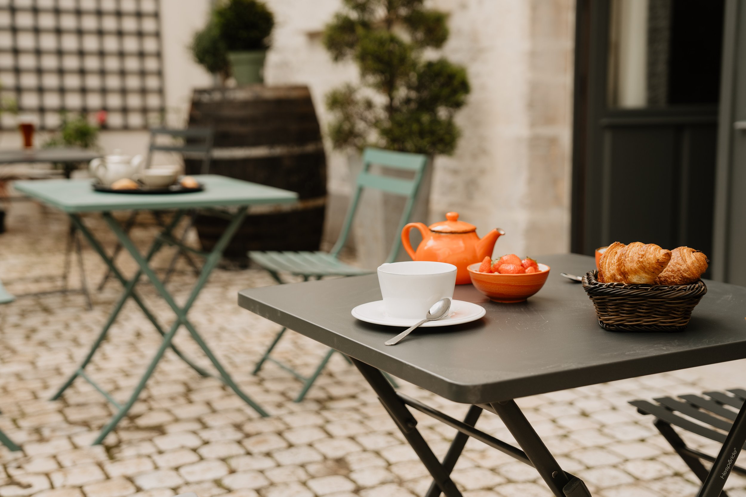 Terrasse de l'espace détente