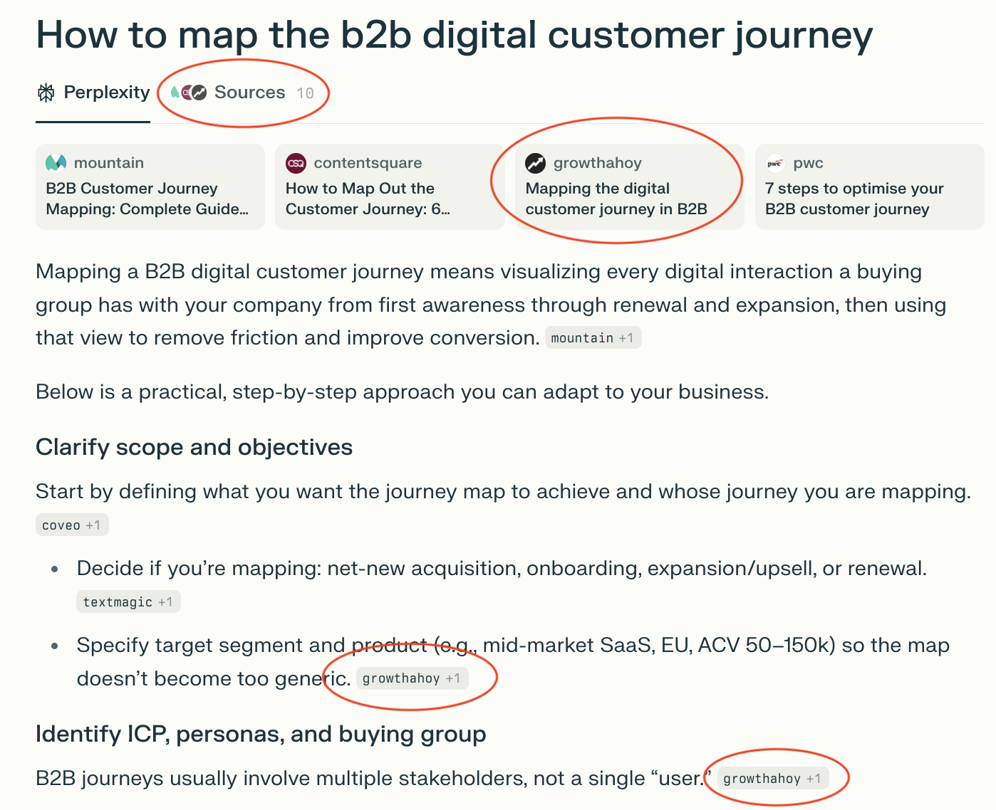 How to reverse-engineer how AIs are mentioning your brand or content?