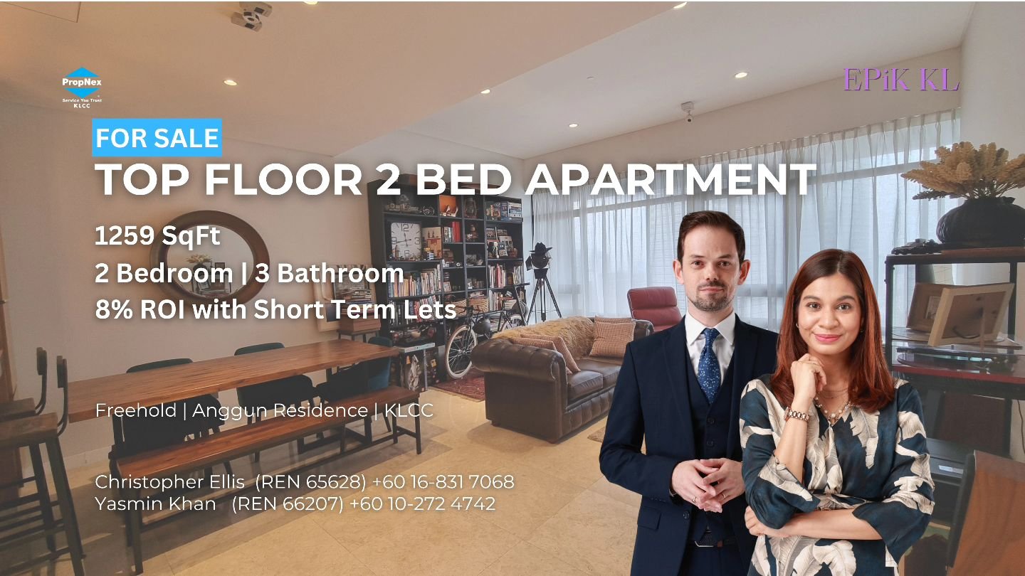 FOR SALE 🔥🔥🔥 Top Floor Well Renovated Unit At Anggun Residences


- Freehold Residences in KLCC
- Low density
- High Floor
- Well maintained unit
- 1259 sqft 
- suitable for couples, young family, investment, own stay 

Nearby transportati