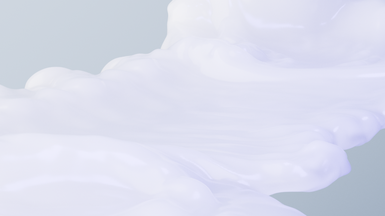 Close-up image of a white, fluffy cloud against a light blue sky.
