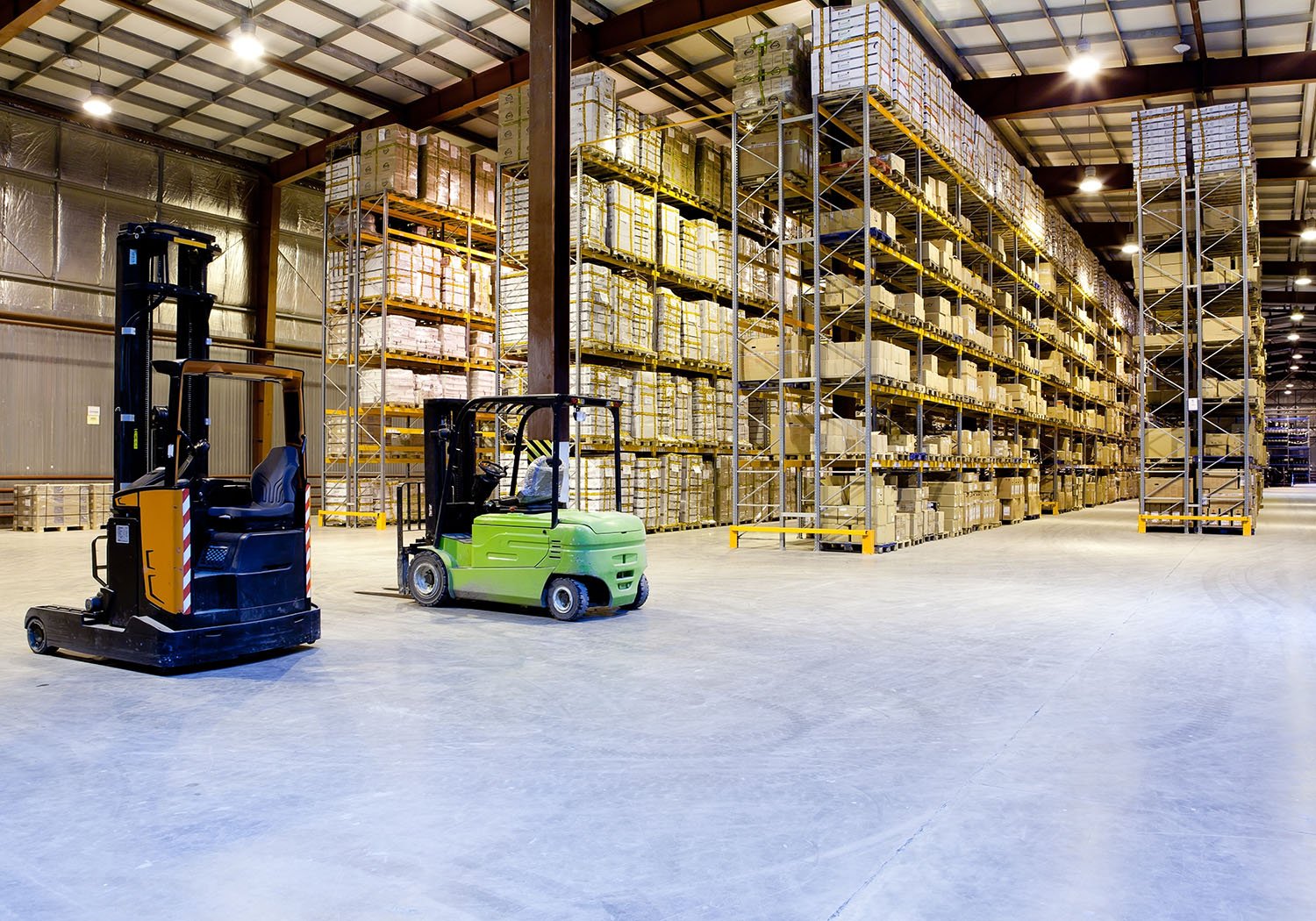 cleaning warehouse