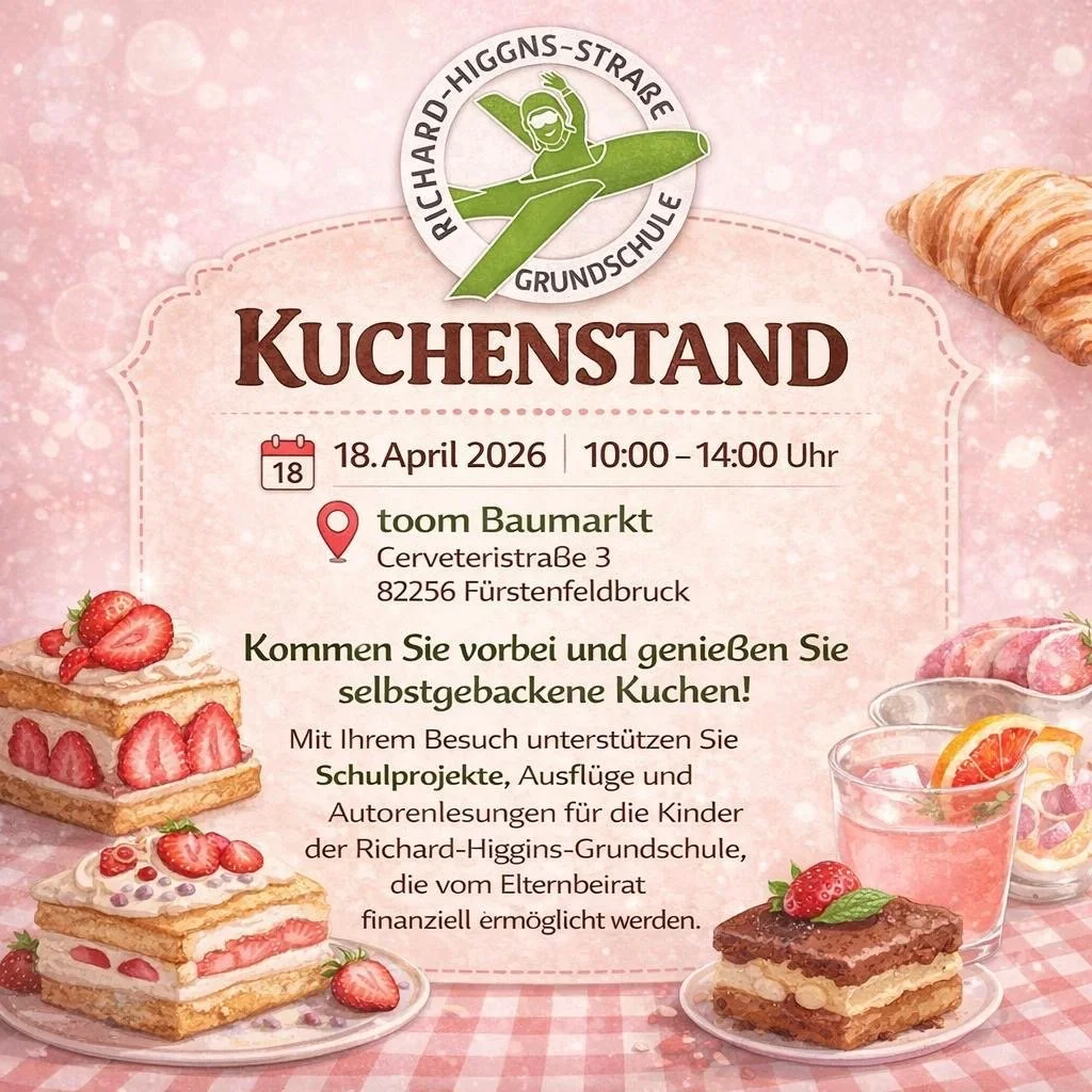 Kuchenverkauf des Elternbeirats
