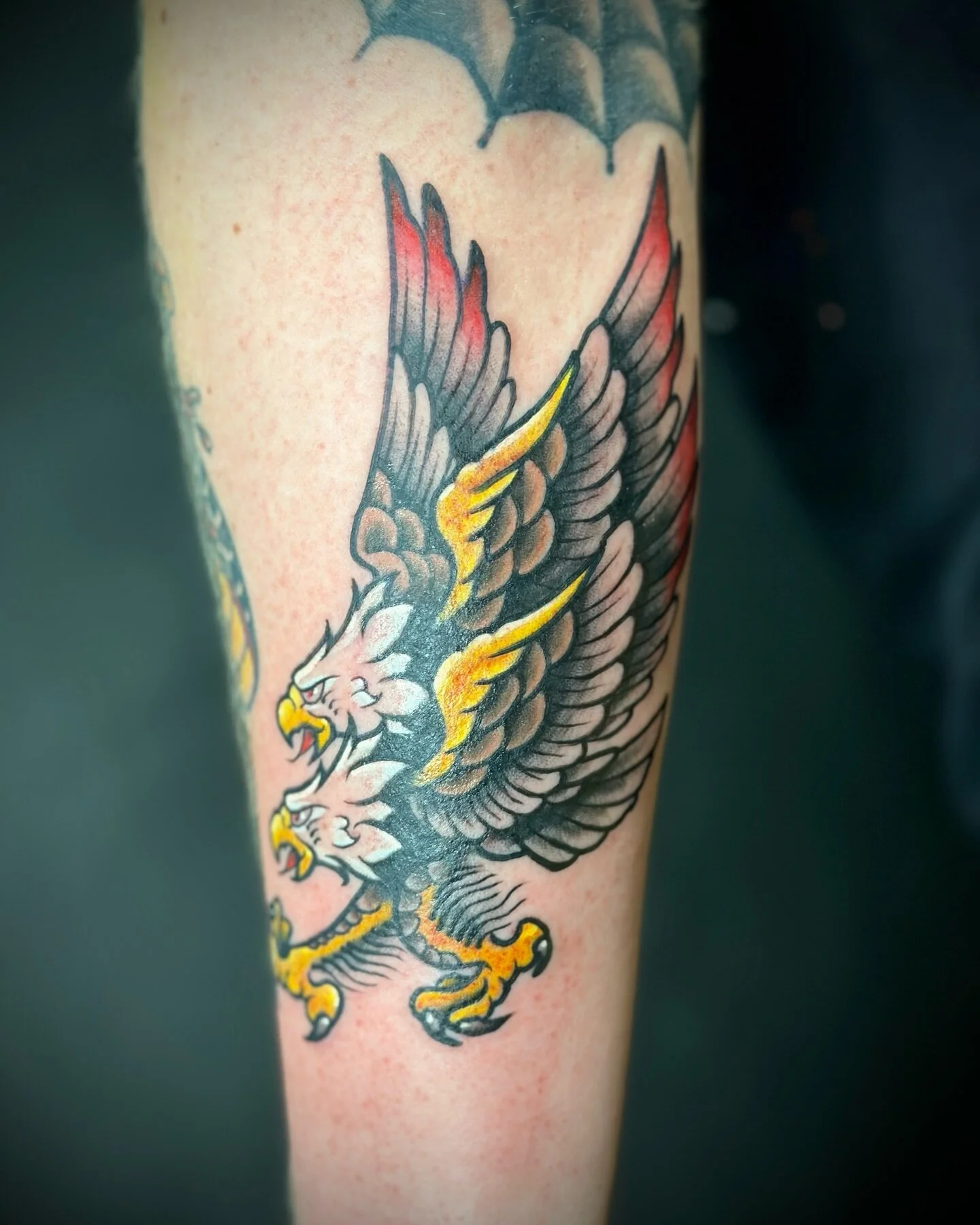 What a funny session doing this two old school style eagles representing customer’s two sons π¦
π¦
DM me for booking π«΅π»π
Done with
@cheyenne_tattooequipment @kwadron @nexus_cartridges 
At
@icelandtattoo ππ€β€οΈ
.
.
.
#tattoo #oldschooltattoo