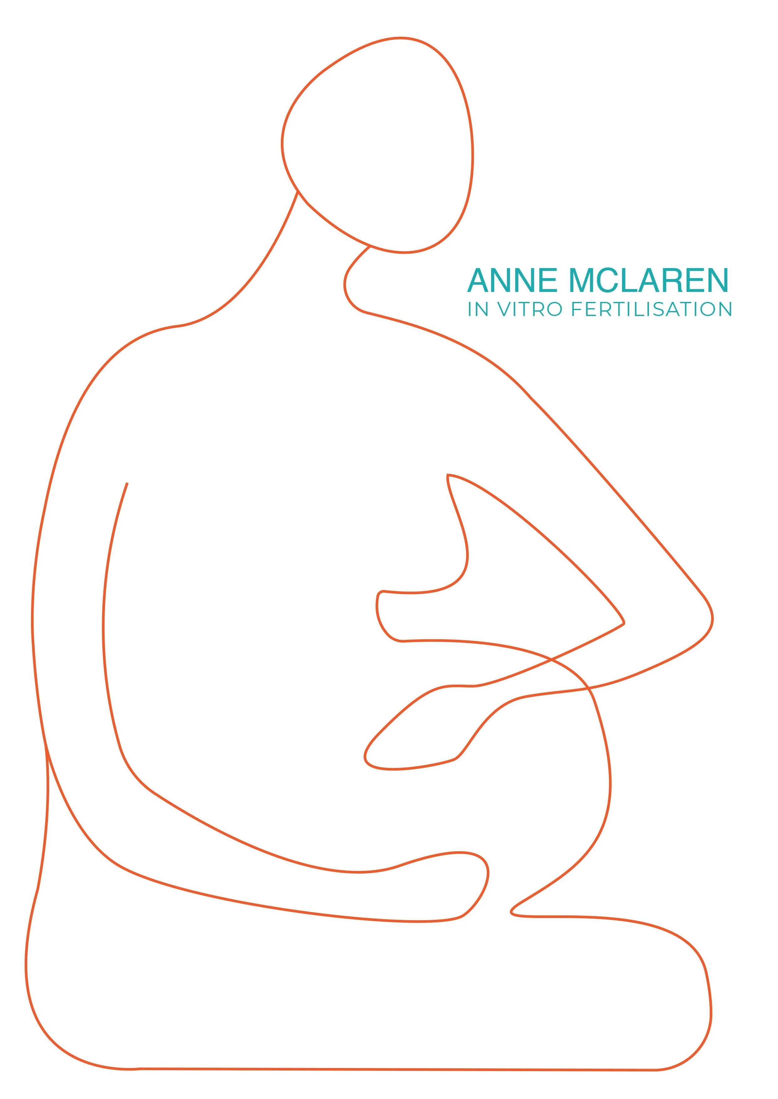 Anne McLaren (Biology) in the style of Carrie Moyer. Designed by Rachel Cassidy.
