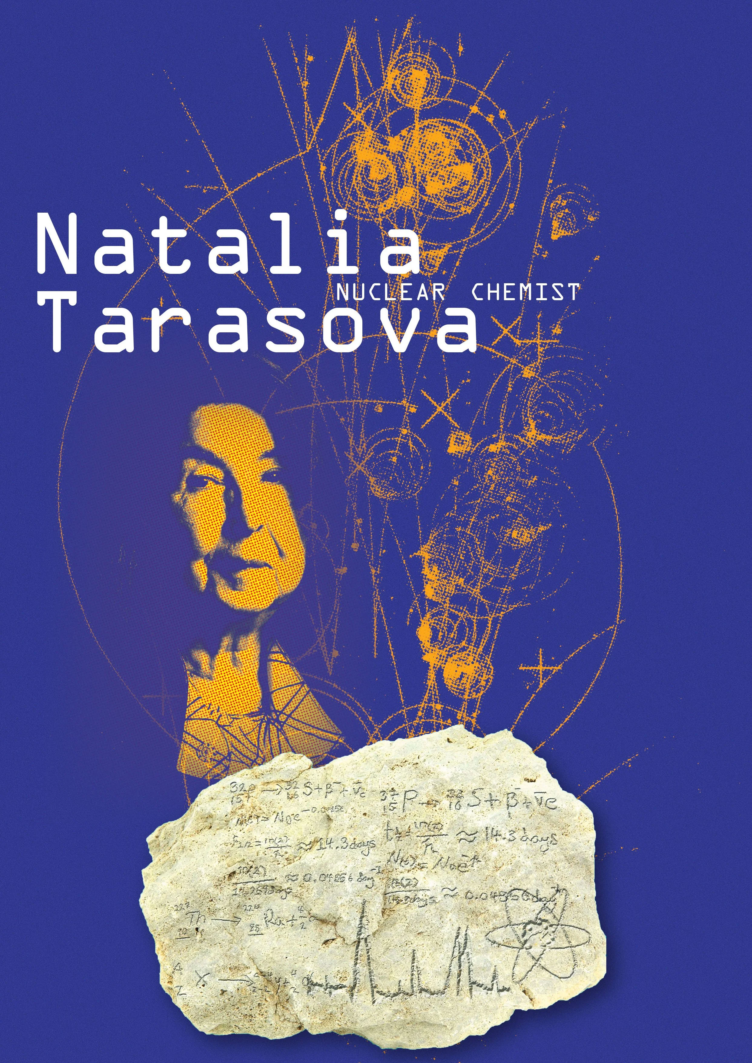 Natalia Tarasova (Chemistry) in the style of Gabriel Hayes. Designed by Julia Dominiak.