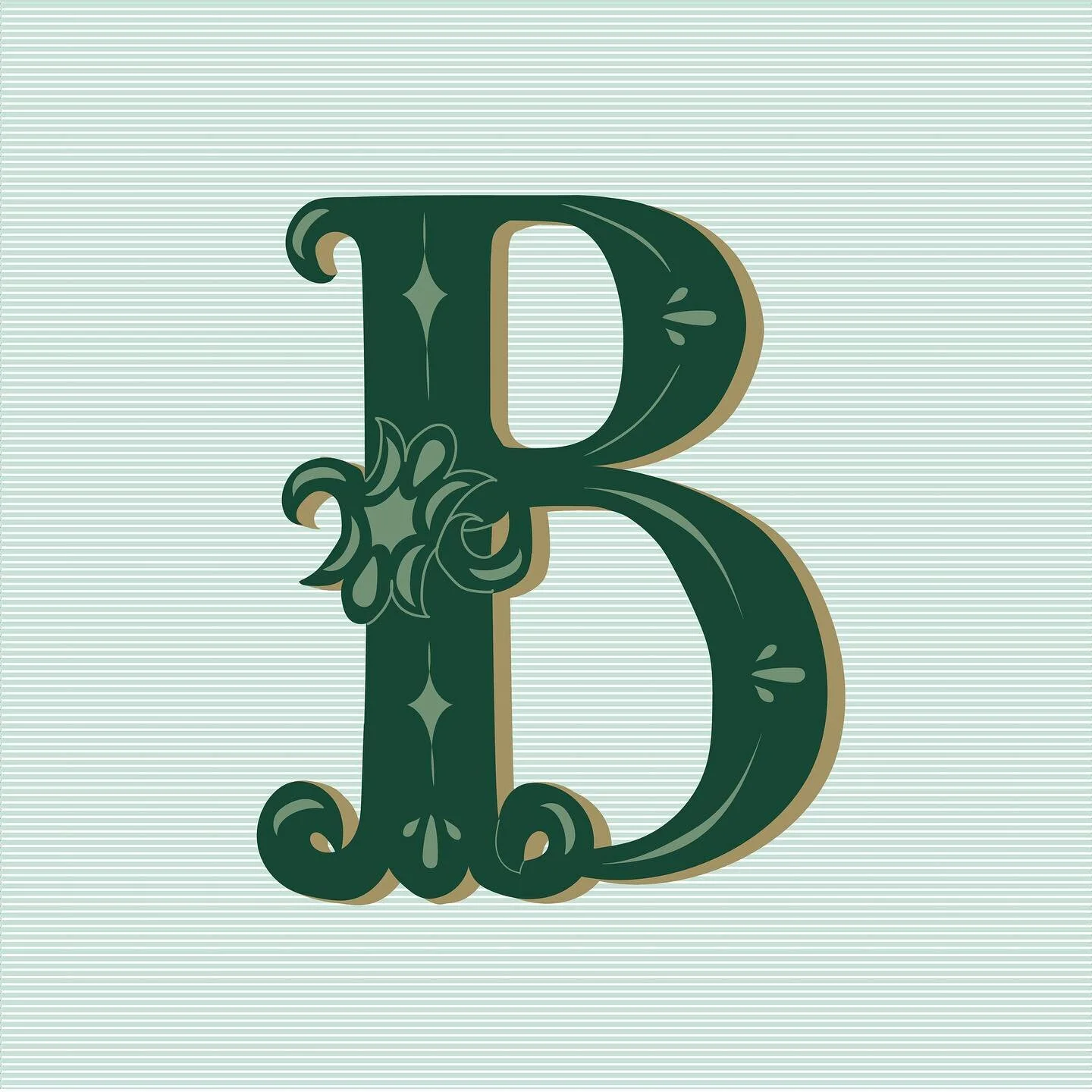 Second day of 36 days of type. I&rsquo;m so glad I got it finished in time. 

#36daysoftype #36days_B