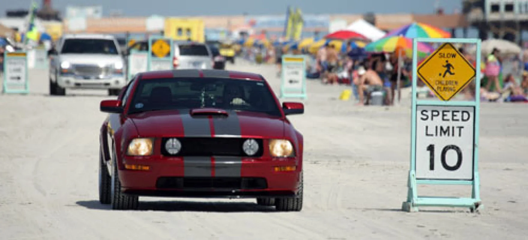 Drive on the beach