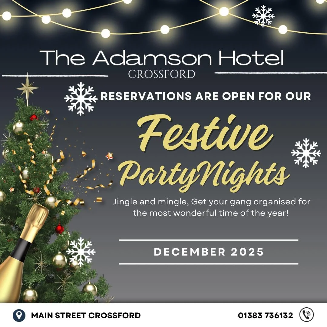 Stay one step ahead of the pack and ensure your December goes without a hitch by organising your gals festive get together now! 

Contact our team to reserve your table on 01383 736132

#whatsappchat #sequins #dancingshoes  #dunfermline