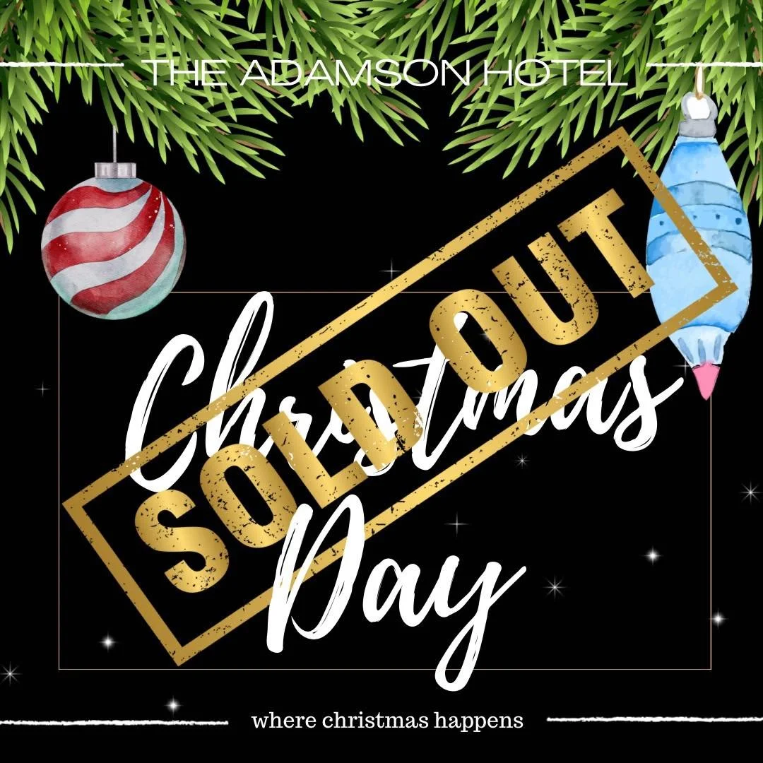 We are now fully booked for Christmas Day with extremely limited restaurant tables for Hogmanay. Please contact our busy elves on 01383 736132 to snap up the last table!